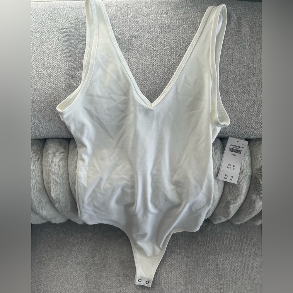 NWT Abercrombie & Fitch Soft Collection White Bodysuit